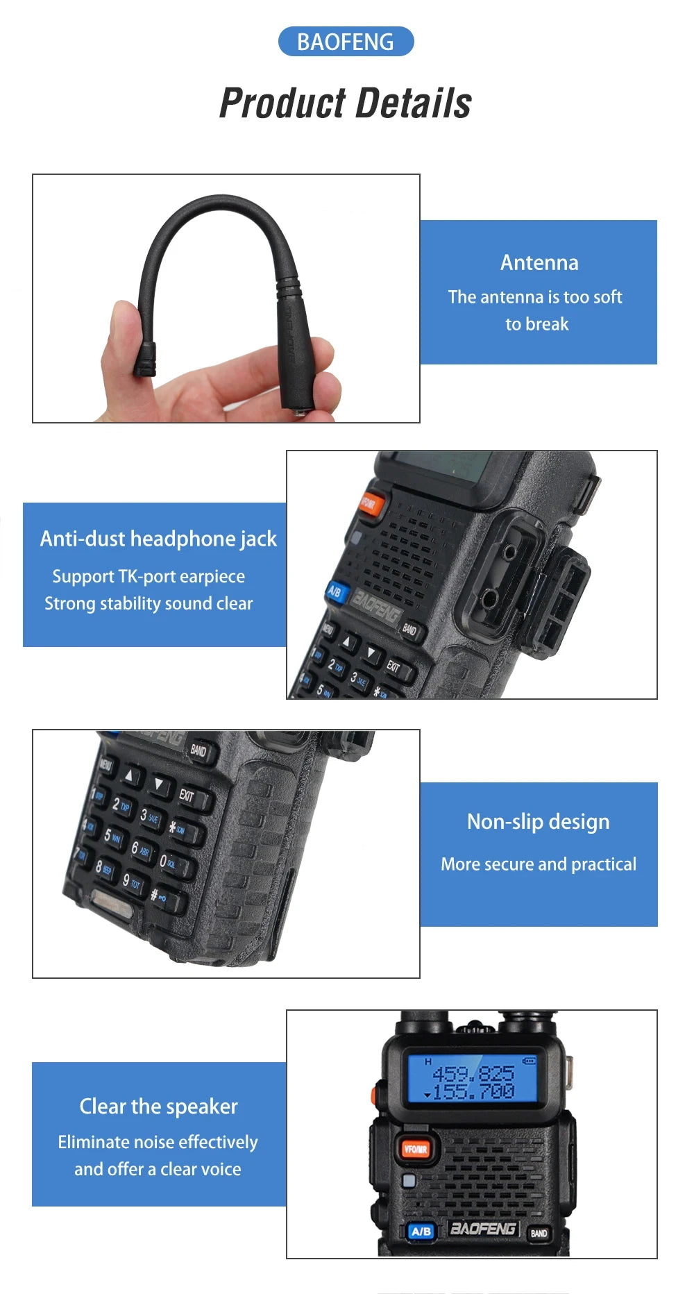 Baofeng UV5R 5W UHF Professional