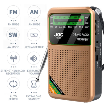 Radio Lanterna Power Bank carregamento por manivela, solar ou USB