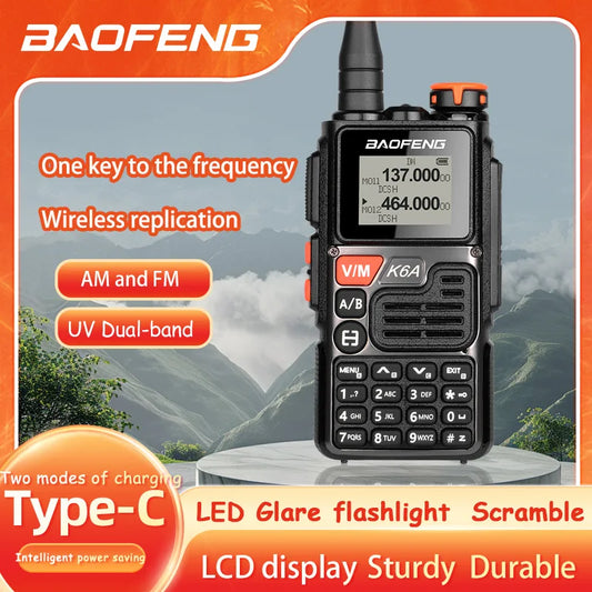 Baofeng UVK6 Walkie Talkie Quansheng UV-K6