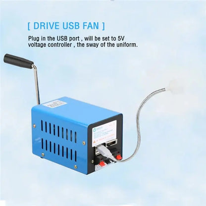 Gerador portátil de manivela de 20W