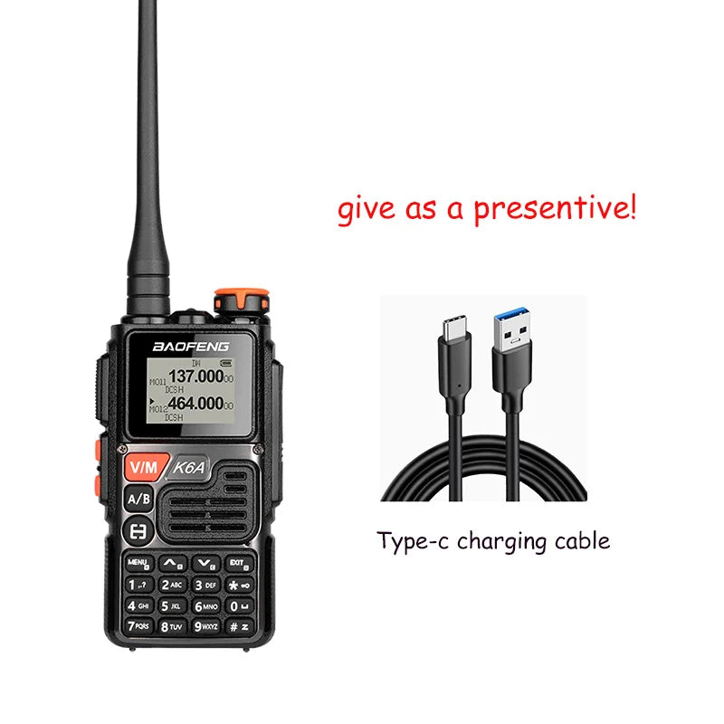 Baofeng UVK6 Walkie Talkie Quansheng UV-K6