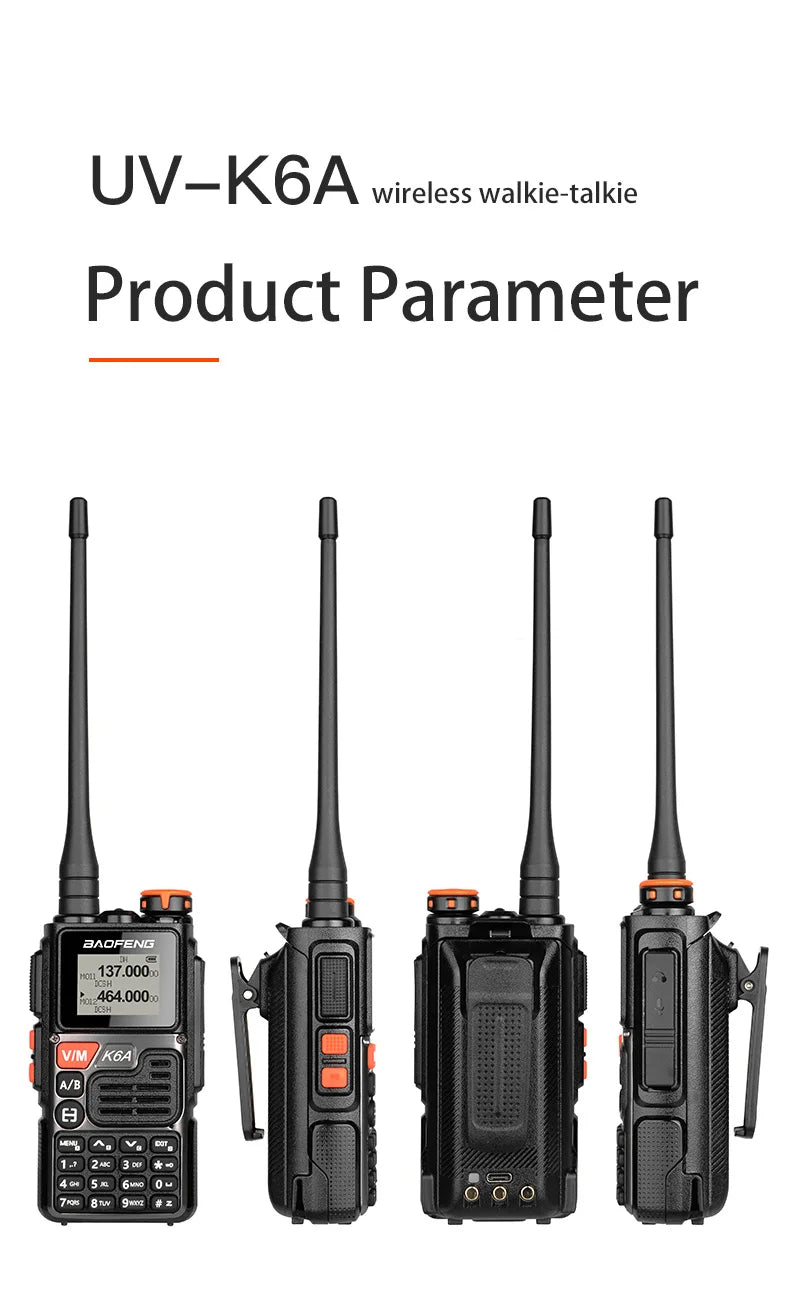 Baofeng UVK6 Walkie Talkie Quansheng UV-K6