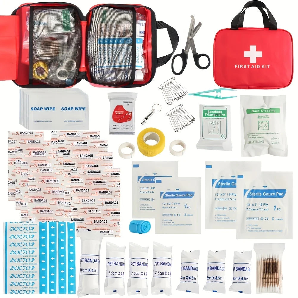 Kit primeiros socorros 22 peças
