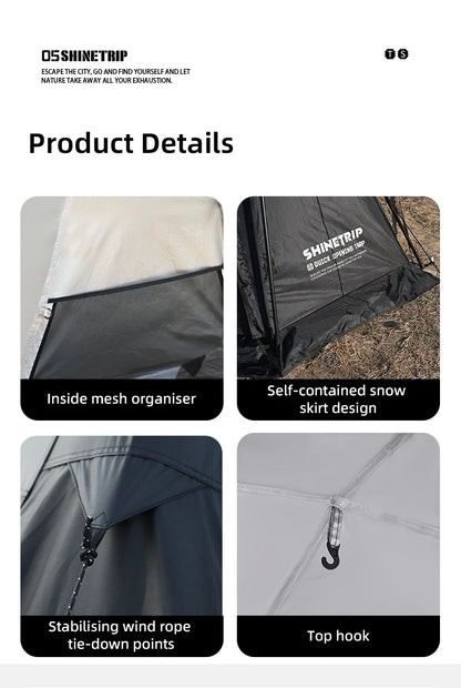 ShineTrip05 Series Oversized Quick Build Waterproof
