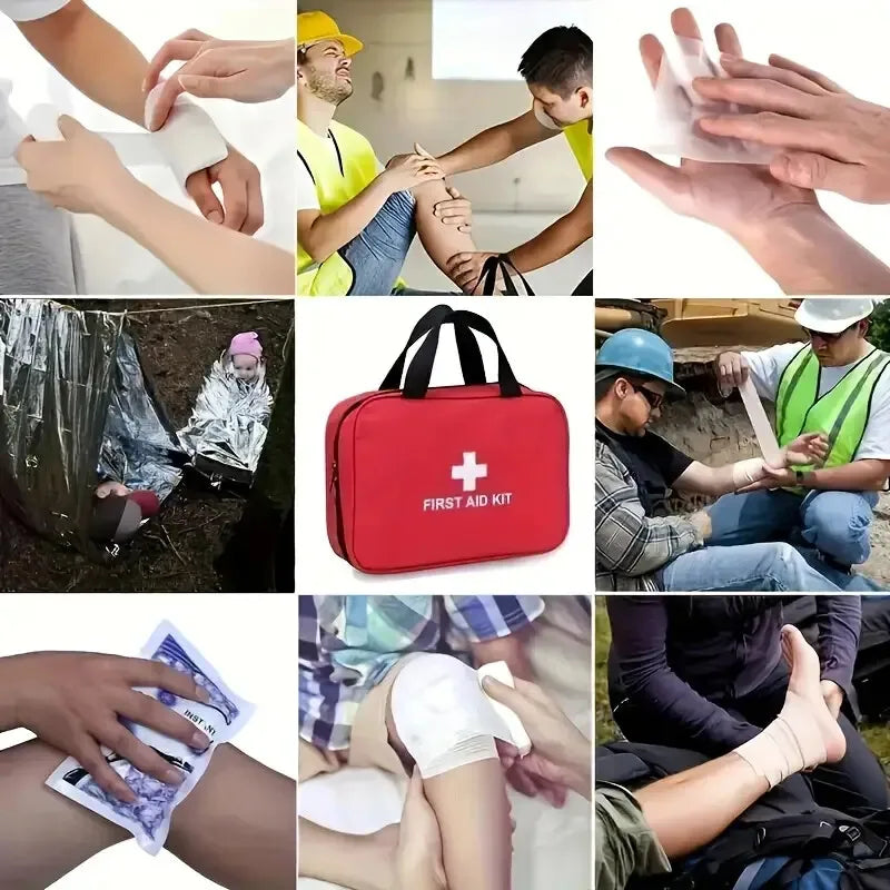 Kit primeiros socorros 22 peças